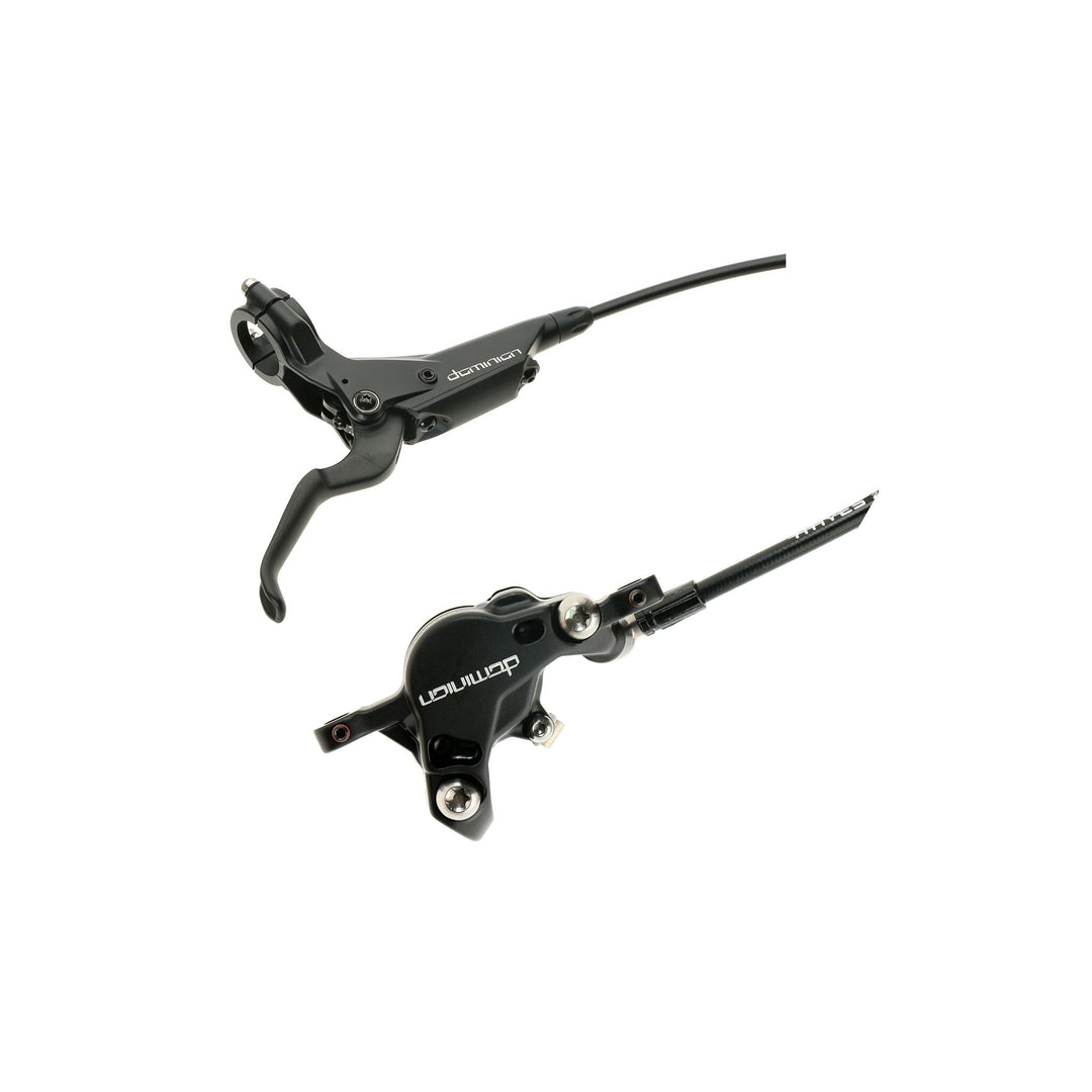 Disc Brake & Lever Hayes Hayes Dominion T2 Disc Brake Lever - Rear Hydraulic Post Mount BLK Limited Edition Dark Slate Gray