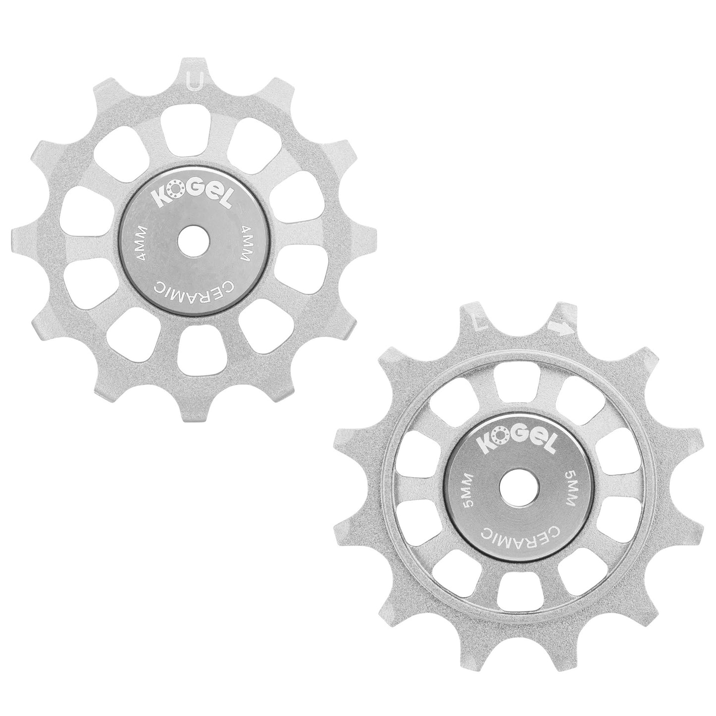 Derailleur Parts Kogel Kogel Bearings 12/12T Hybrid Ceramic Pulley Set Shim 11 Cross Raw Gray