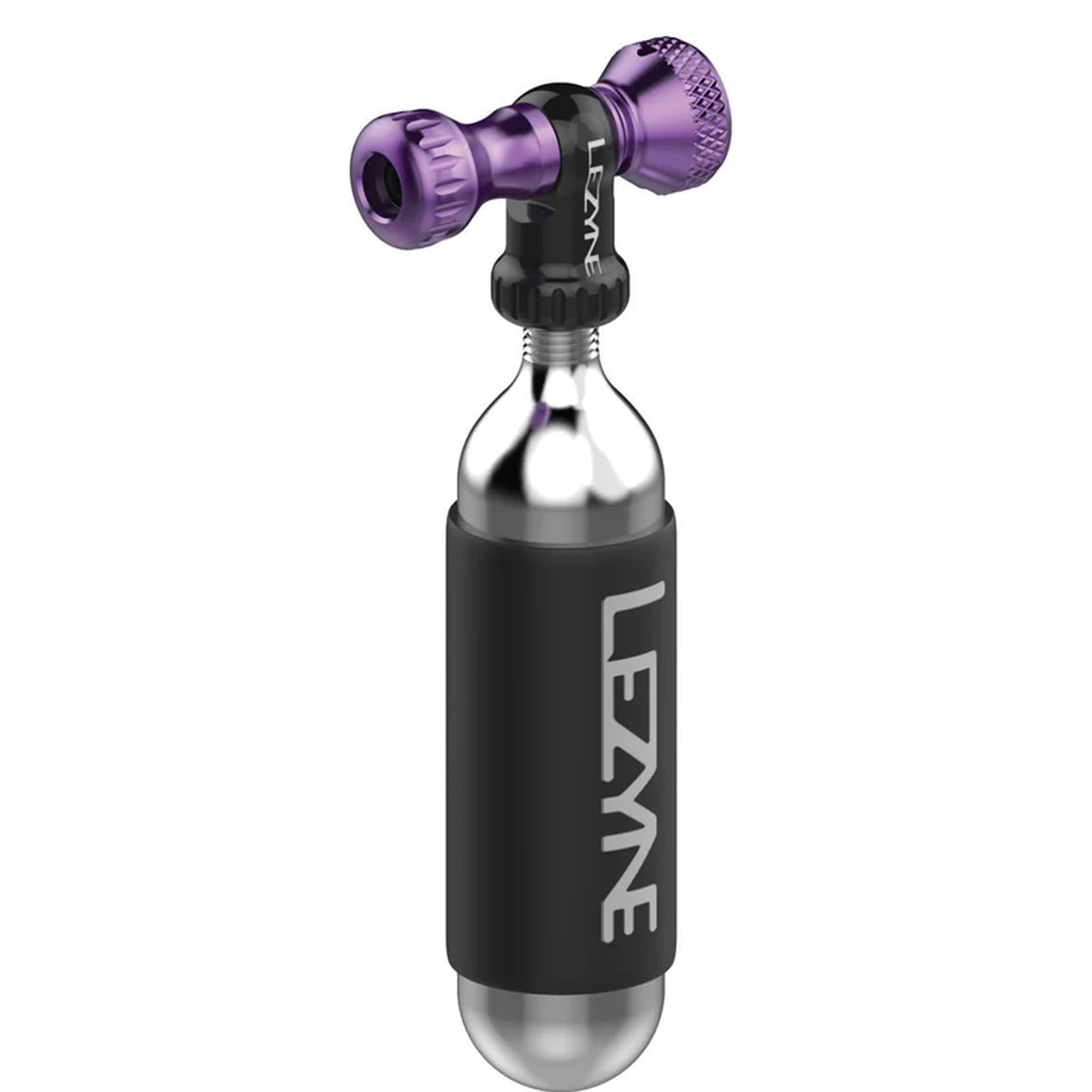 CO2 Inflators/Cartridges Lezyne Lezyne Control Drive CO2 Inflator with 25g Cartridge Red Dark Slate Gray