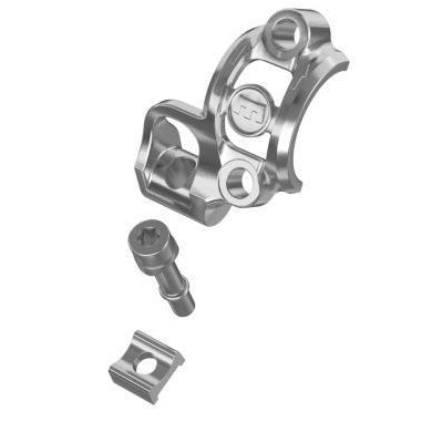 Disc Brake Parts Magura Magura Shiftmix SRAM 2-Bolt Split-Clamp Mount Right - Silver Slate Gray