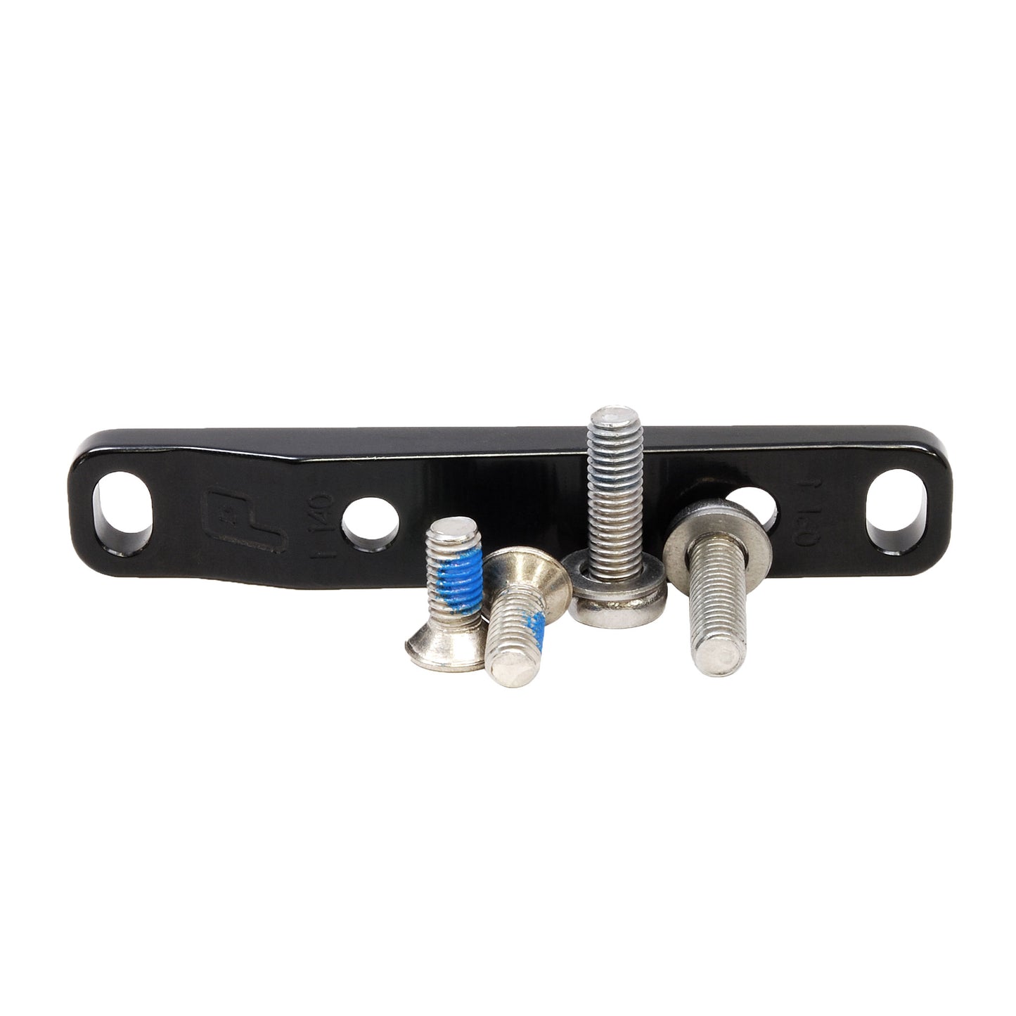Disc Brake Adapters & Bolts Paul Components Paul Components Flat Mount Bracket Front 140/160mm w/ Bolts Black Dark Slate Gray