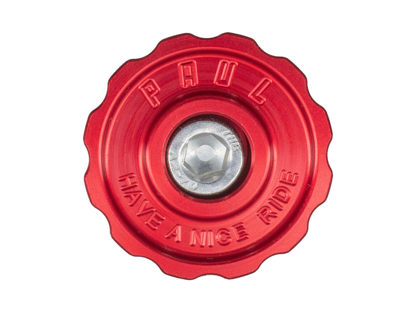 Headset Accessories Paul Components Paul Components Aluminum Top Cap Red Firebrick