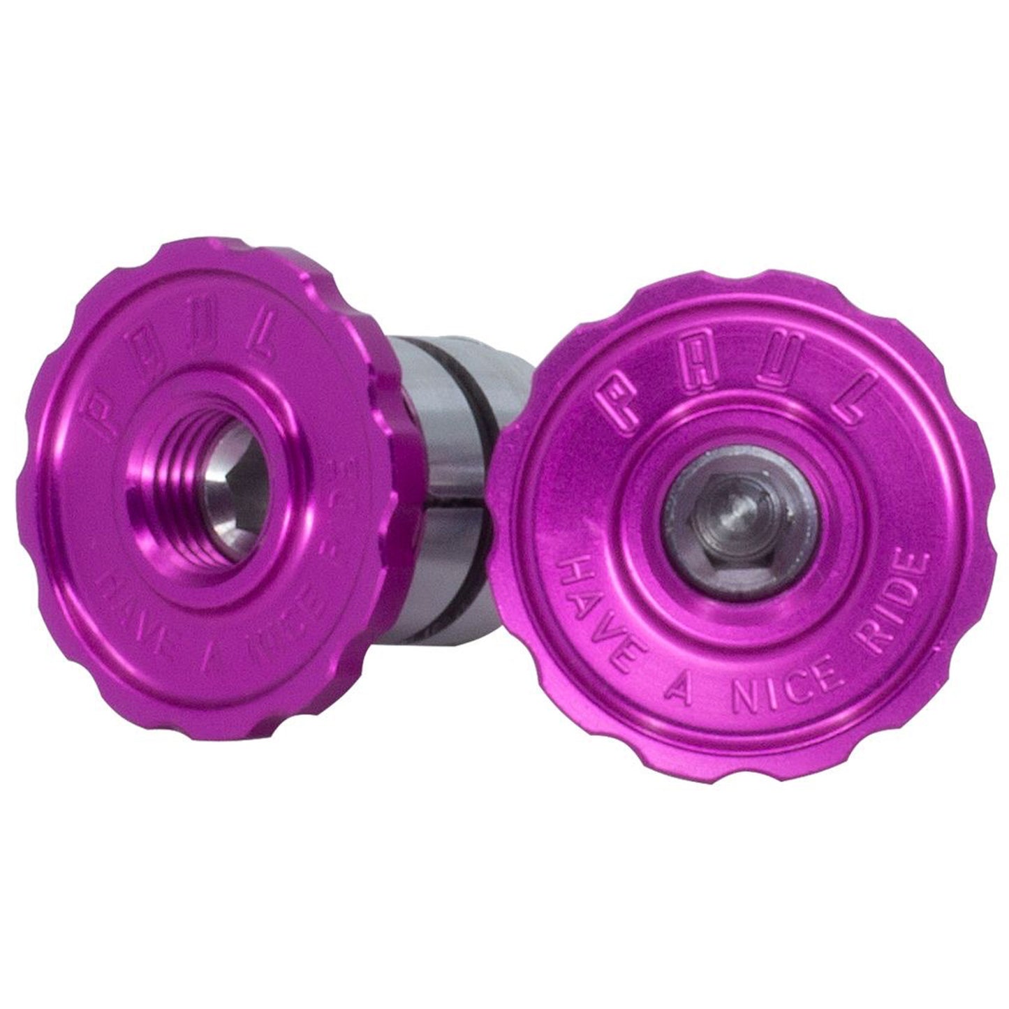 Bars Ends & Plugs Paul Components Paul Components Aluminum Bar End Plug Pink Dark Magenta