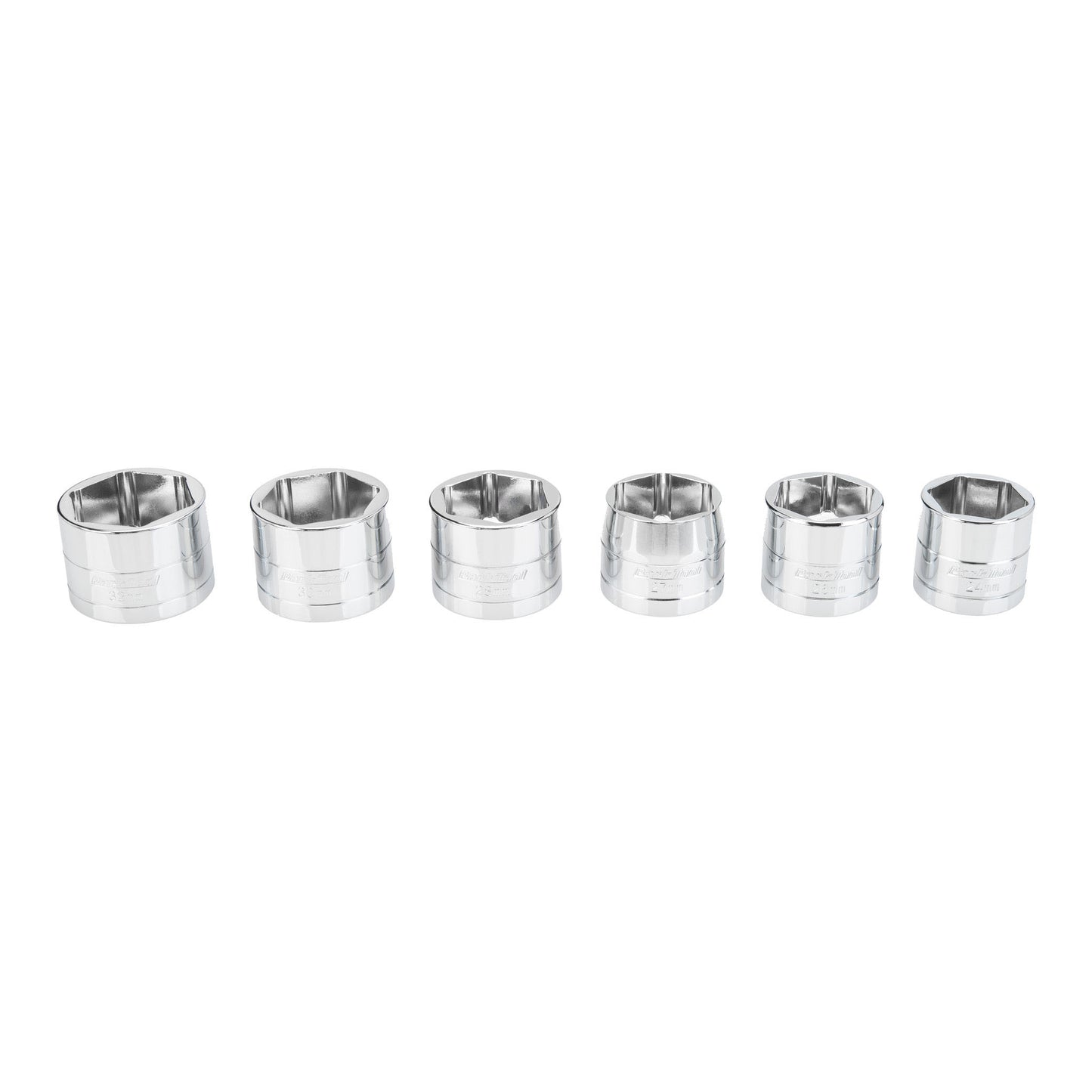 Suspension Tools Park Tool Park Tool SKT-6 Flat Faced Socket Set Light Gray
