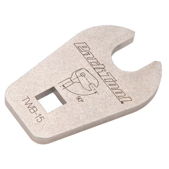 Pedal Tools Park Tool Park Tool TWB-15 15mm Crowfoot Pedal Adaptor 3/8" Light Gray