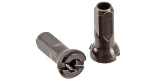 Spoke Nipples Sapim Sapim Brass Polyax Nipple 14g/12mm Black 100/Count Dim Gray