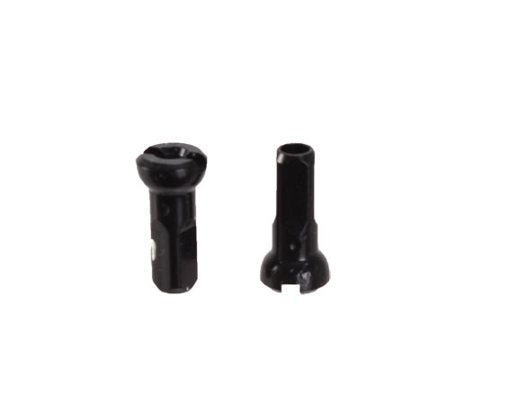Spoke Nipples Sapim Sapim Secure Lock Alloy Nipple 14g/12mm Black 100/Count Dark Slate Gray