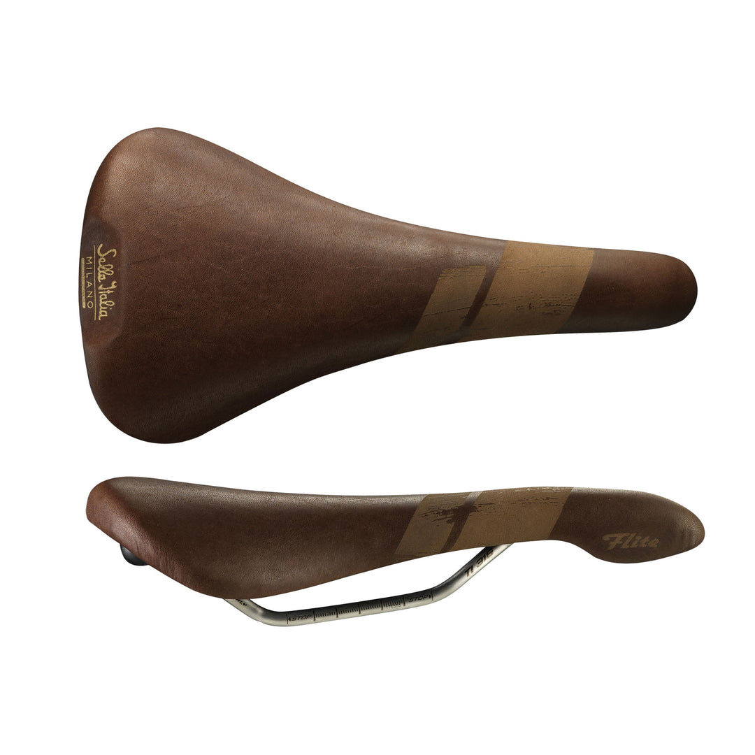 Saddles Selle Italia Selle Italia Flite Bullitt Saddle L1 Ti316 Brown Dark Slate Gray