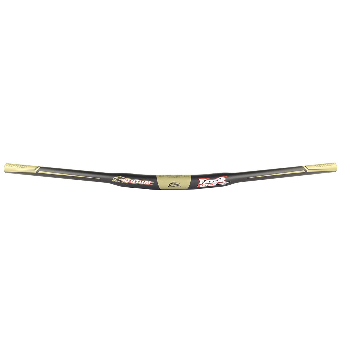 Flat/Riser Handlebar Renthal Renthal Fatbar Lite Carbon Handlebar - Carbon 10mm 760mm 31.8mm Black Dim Gray
