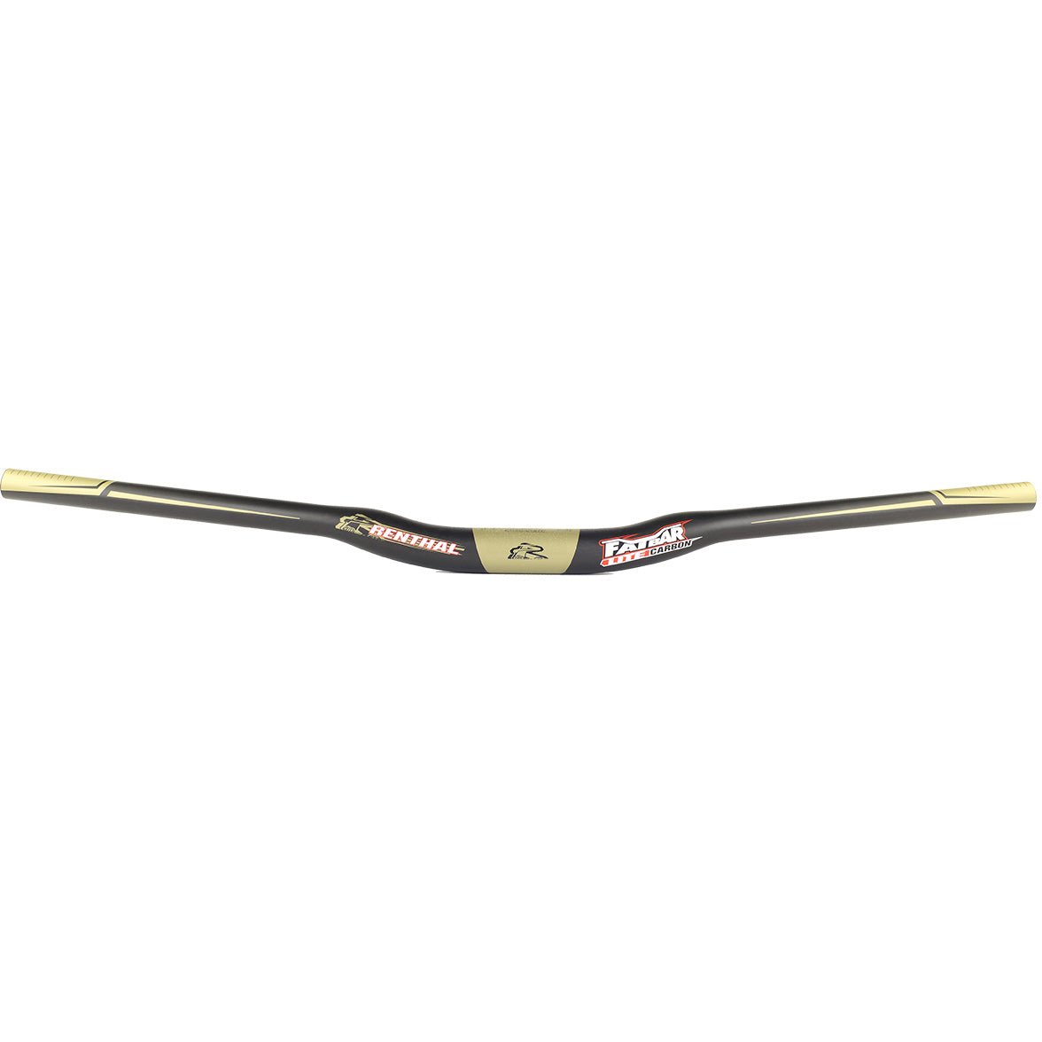 Flat/Riser Handlebar Renthal Renthal Fatbar Lite Carbon Handlebar - Carbon 20mm 760mm 31.8mm Black Dark Slate Gray