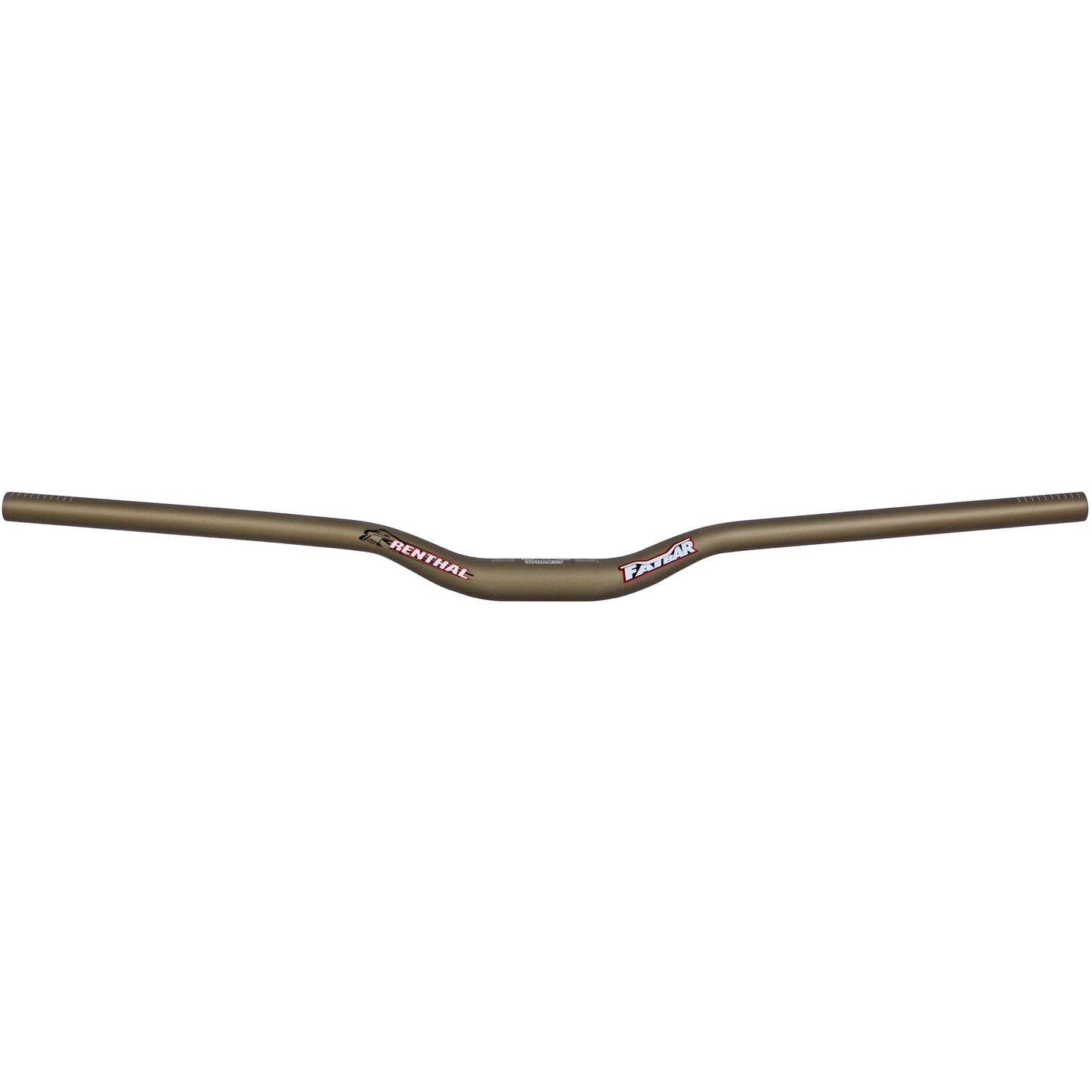 Flat/Riser Handlebar Renthal Renthal FatBar Handlebar - Aluminum 30mm 800mm 31.8mm Gold Dim Gray