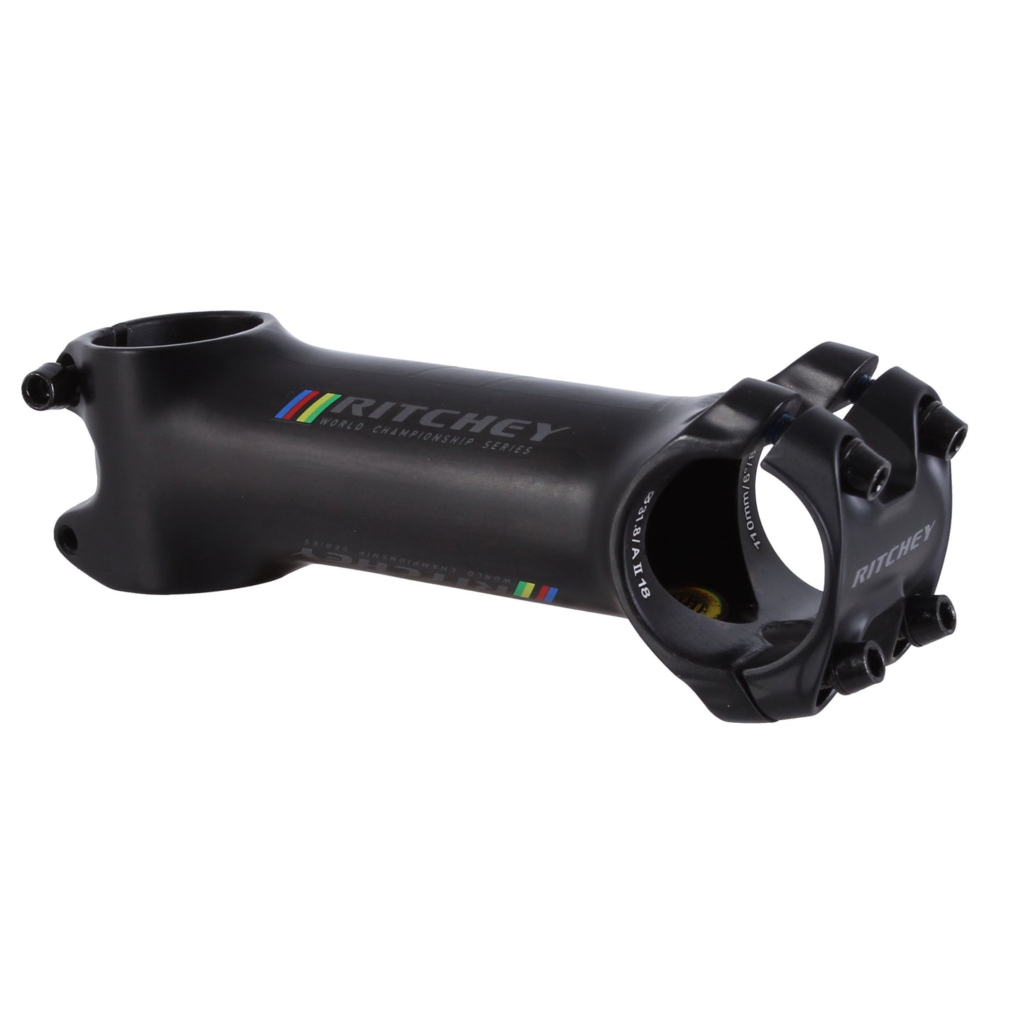 Stems Ritchey Ritchey WCS Carbon Matrix C220 Stem - 120mm 31.8 Clamp -6 1 1/8" Carbon BLK Dark Slate Gray