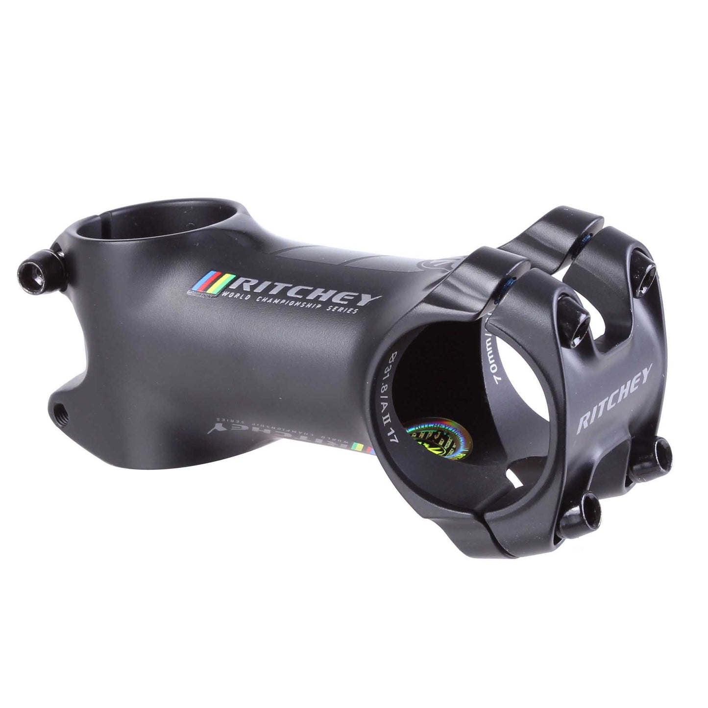 Stems Ritchey Ritchey WCS C220 Stem - 70mm 31.8 Clamp +/-6 1 1/8" Aluminum Blatte Dark Slate Gray