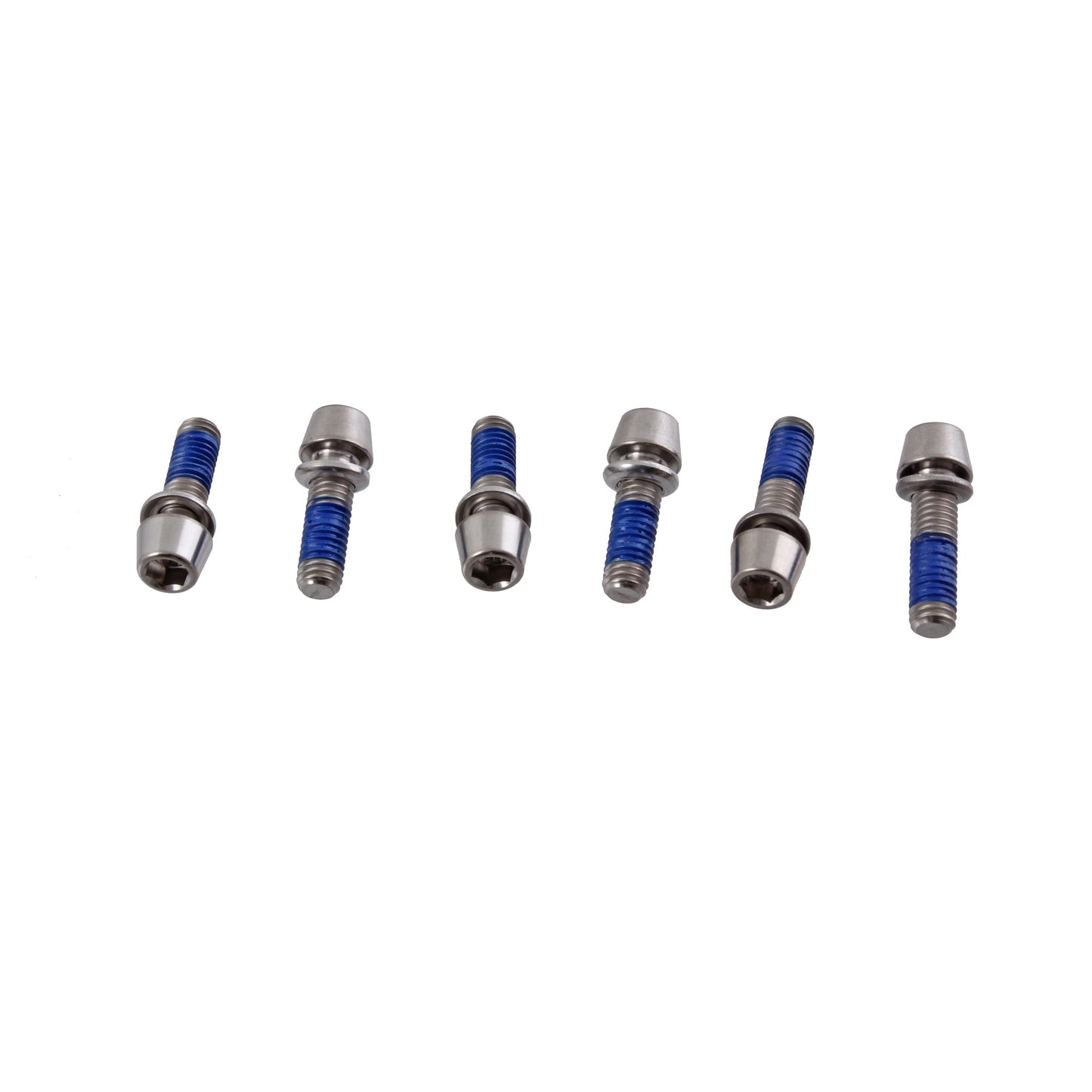 Stem Accessories Ritchey Ritchey 6pc Titanium Bolt Kit M5x18 WCS C220 Stems Dim Gray