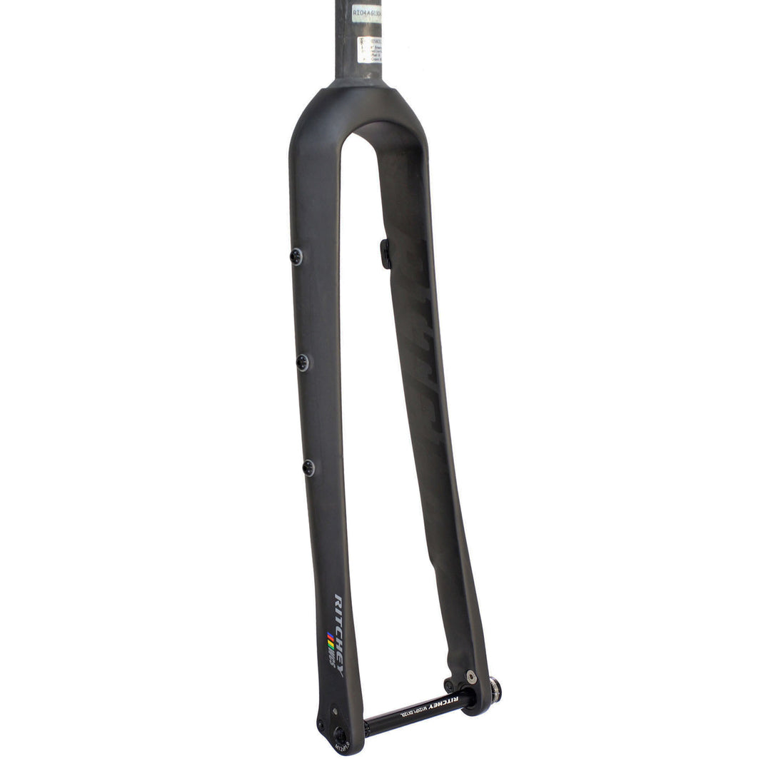 Cyclocross/Hybrid Fork Ritchey Ritchey WCS Carbon Adventure Fork - 1-1/8" Thru Axle Flat Mount Dark Slate Gray