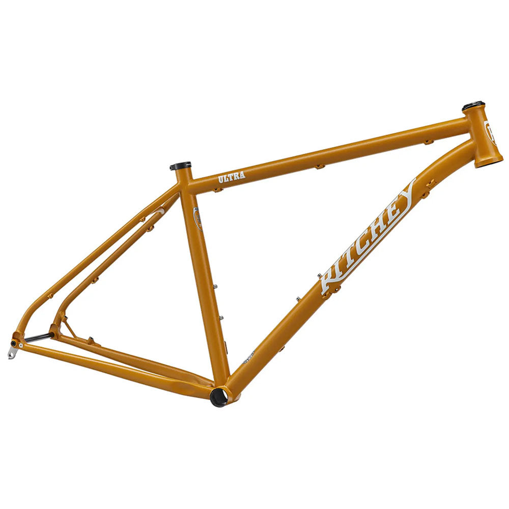 Mountain Frame Ritchey Ritchey Ultra Mountain Frameset - 29"/27.5" Steel Honey Mustard Medium Sienna