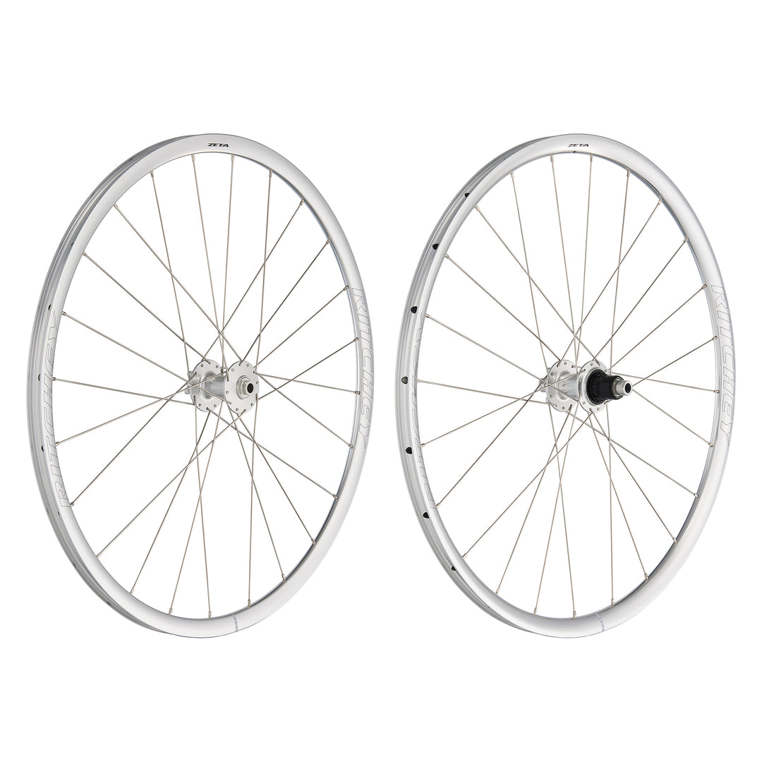Wheels Ritchey Ritchey Classic V2 Zeta Disc 700c Wheelset HG  Silver Light Gray