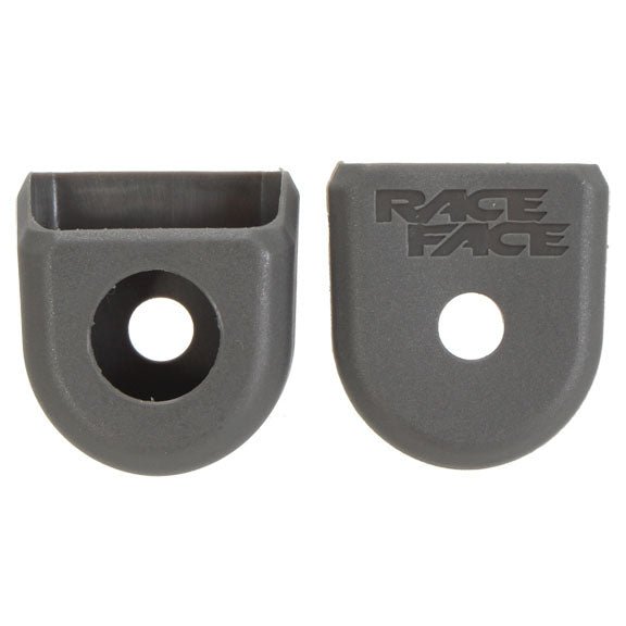 Crank Bolts and Parts Race Face RaceFace Crank Boots: For Carbon Cranks 2-Pack Gray Dim Gray