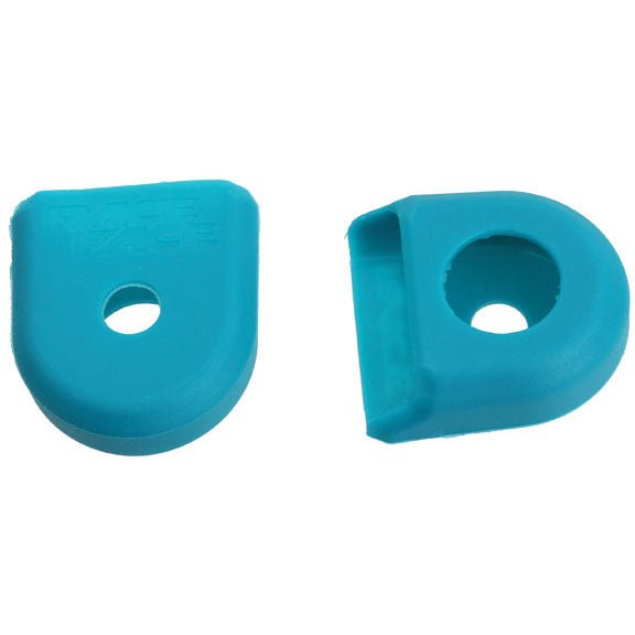 Crank Bolts and Parts Race Face RaceFace Crank Boots: For Carbon Cranks 2-Pack Turquoise Light Sea Green