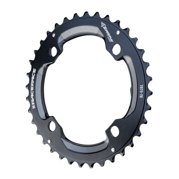 Chainrings Race Face RaceFace Turbine 11-Speed Chainring: 104mm BCD 34t Black Dark Slate Gray