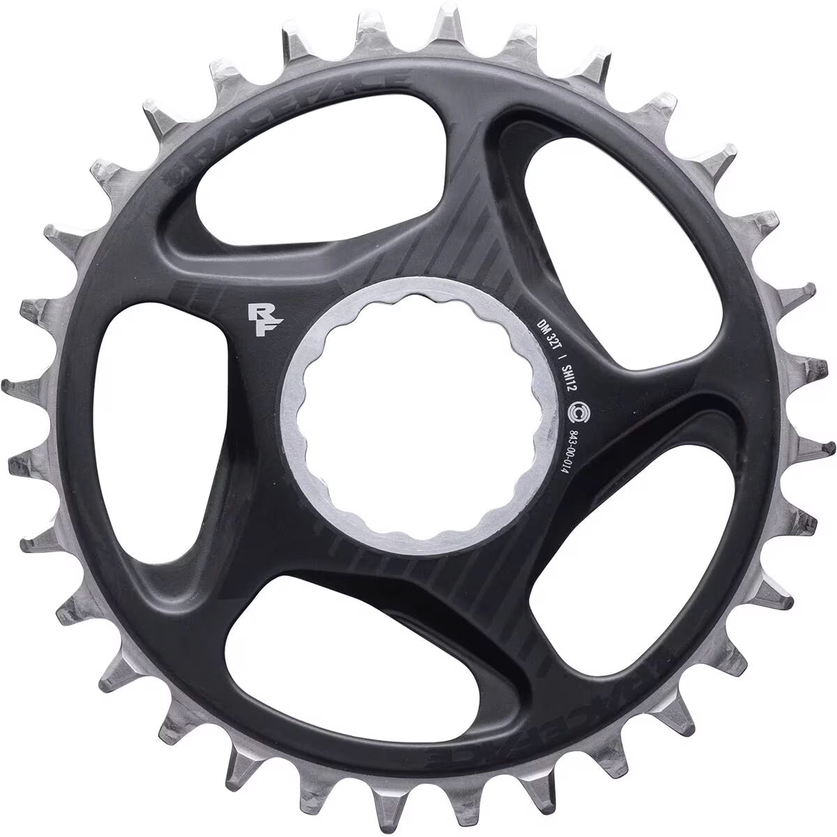 Chainrings Race Face RaceFace ERA Direct Mount Chainring - 32t DM CINCH For Shimano 12-Speed HG+ Compatible Chain BLK Dark Slate Gray