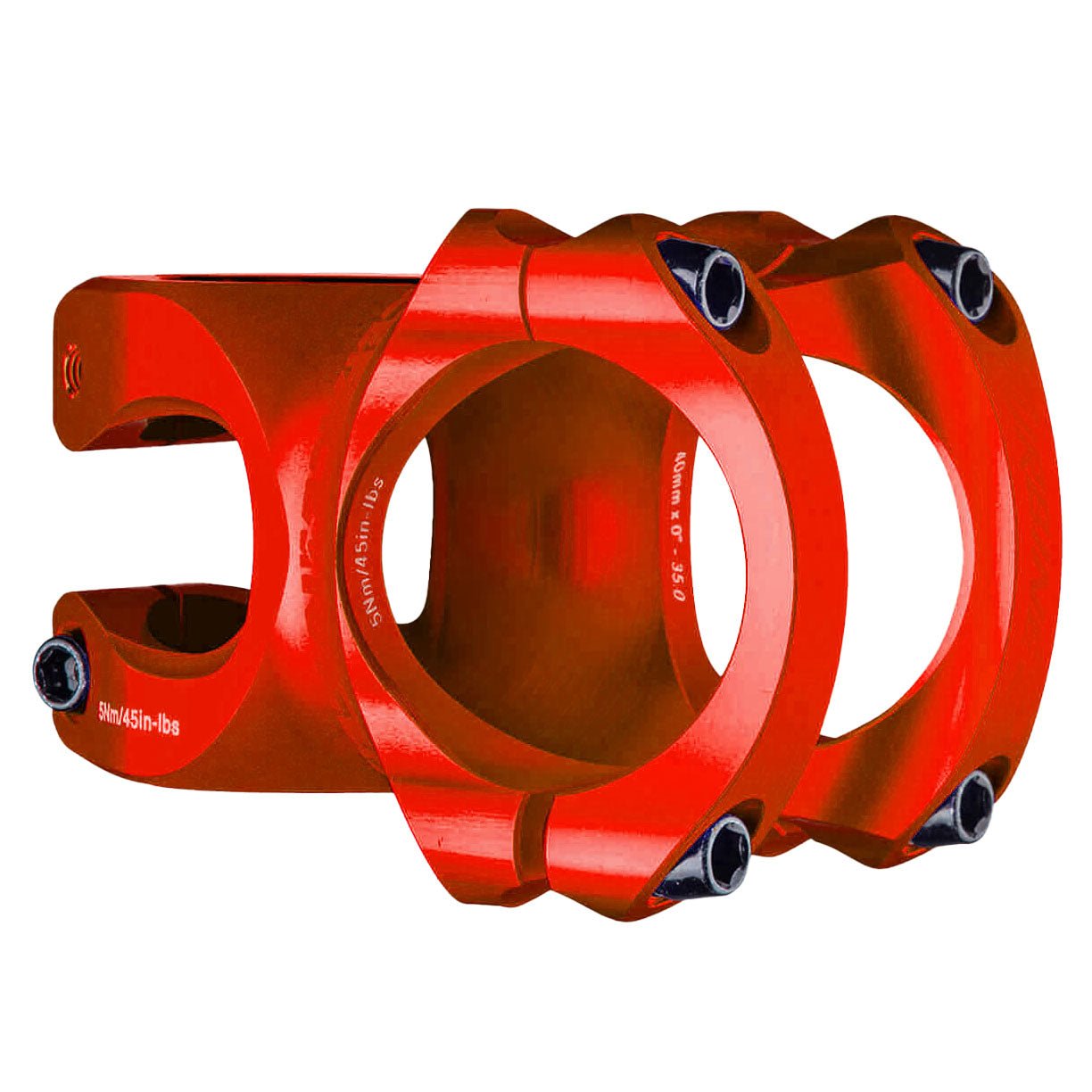Stems Race Face RaceFace Turbine R 35 Stem - 50mm 35mm Clamp +/-0 1 1/8" Red Firebrick