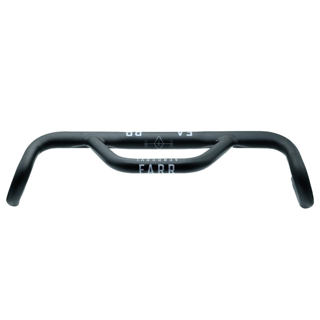 Drop Bars Ridefarr Ridefarr Aero Gravel Alloy Handlebar (31.8) 44cm - Black Dark Slate Gray