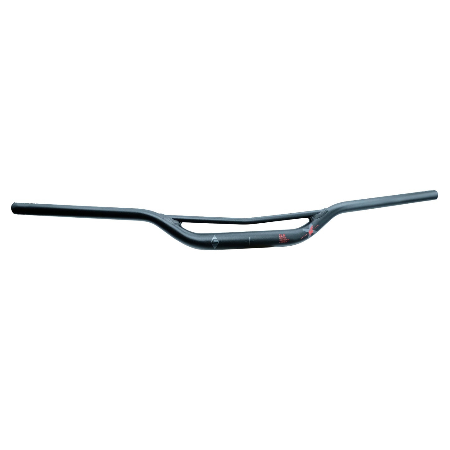 Flat/Riser Handlebar Ridefarr Ridefarr Alloy Supa-Riser MTB Handlebar (31.8) 820mm Black Dim Gray