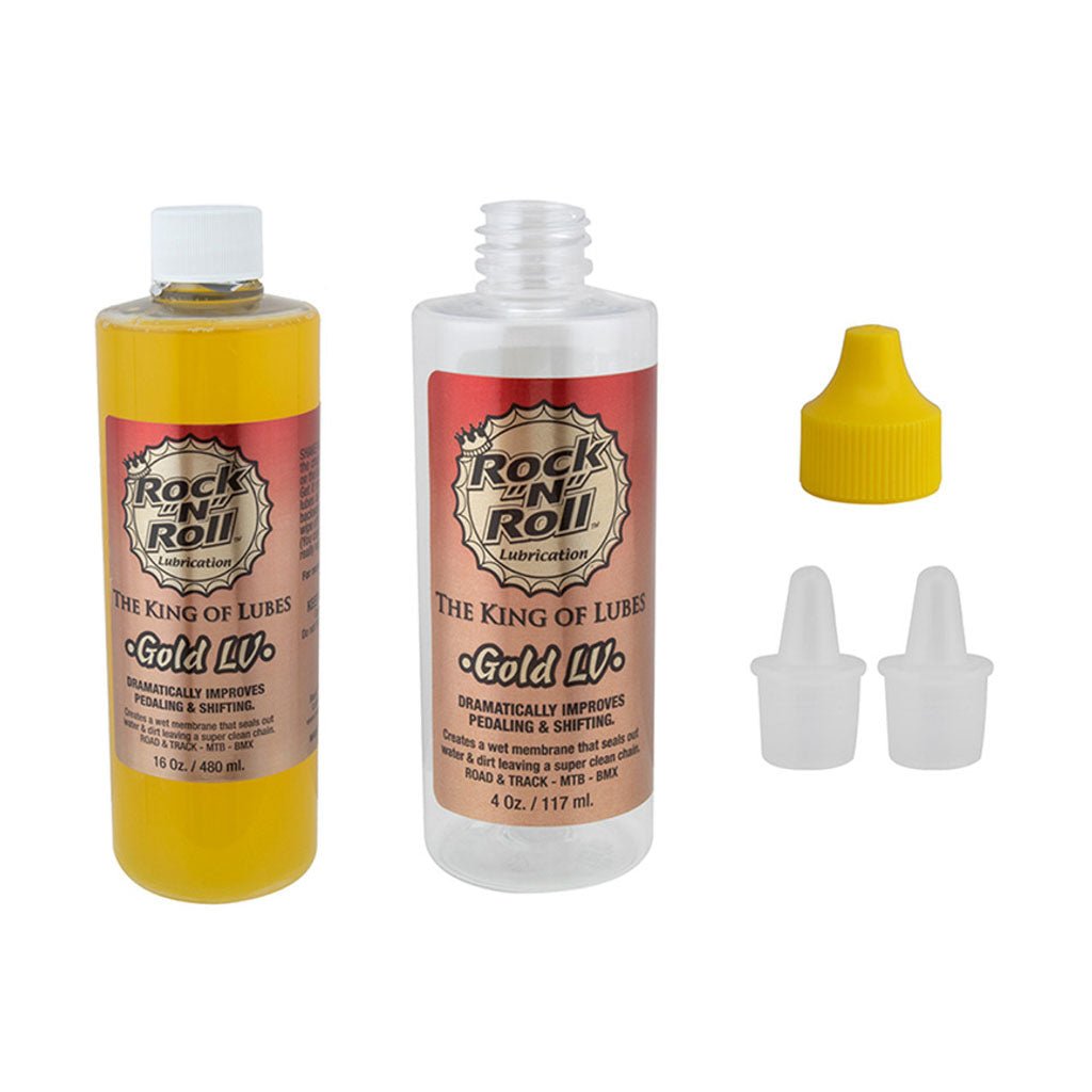 Degreaser / Cleaner Rock-N-Roll Rock-N-Roll Gold Bike Chain Lube - 16oz Drip Rosy Brown