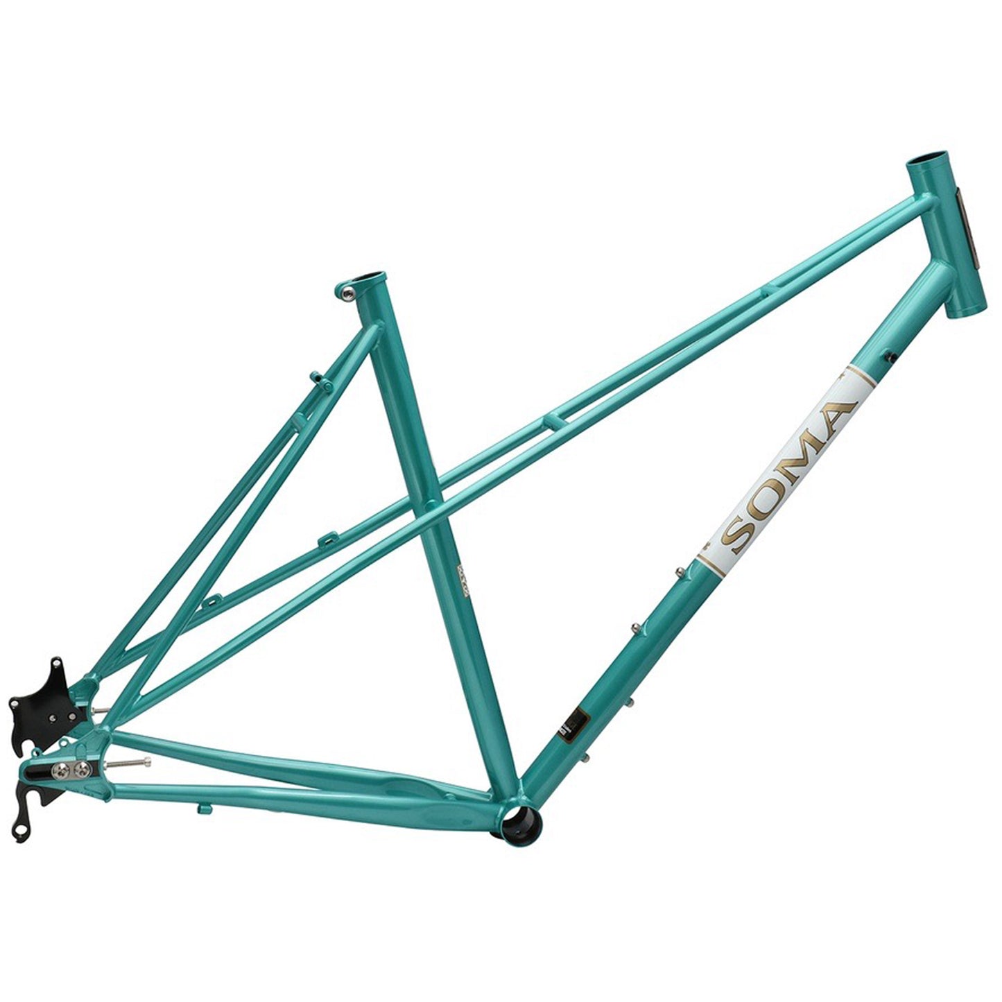 Framesets Soma Soma Buena Vista Disc Mixte Frame/Fork 54cm - Teal Sea Green