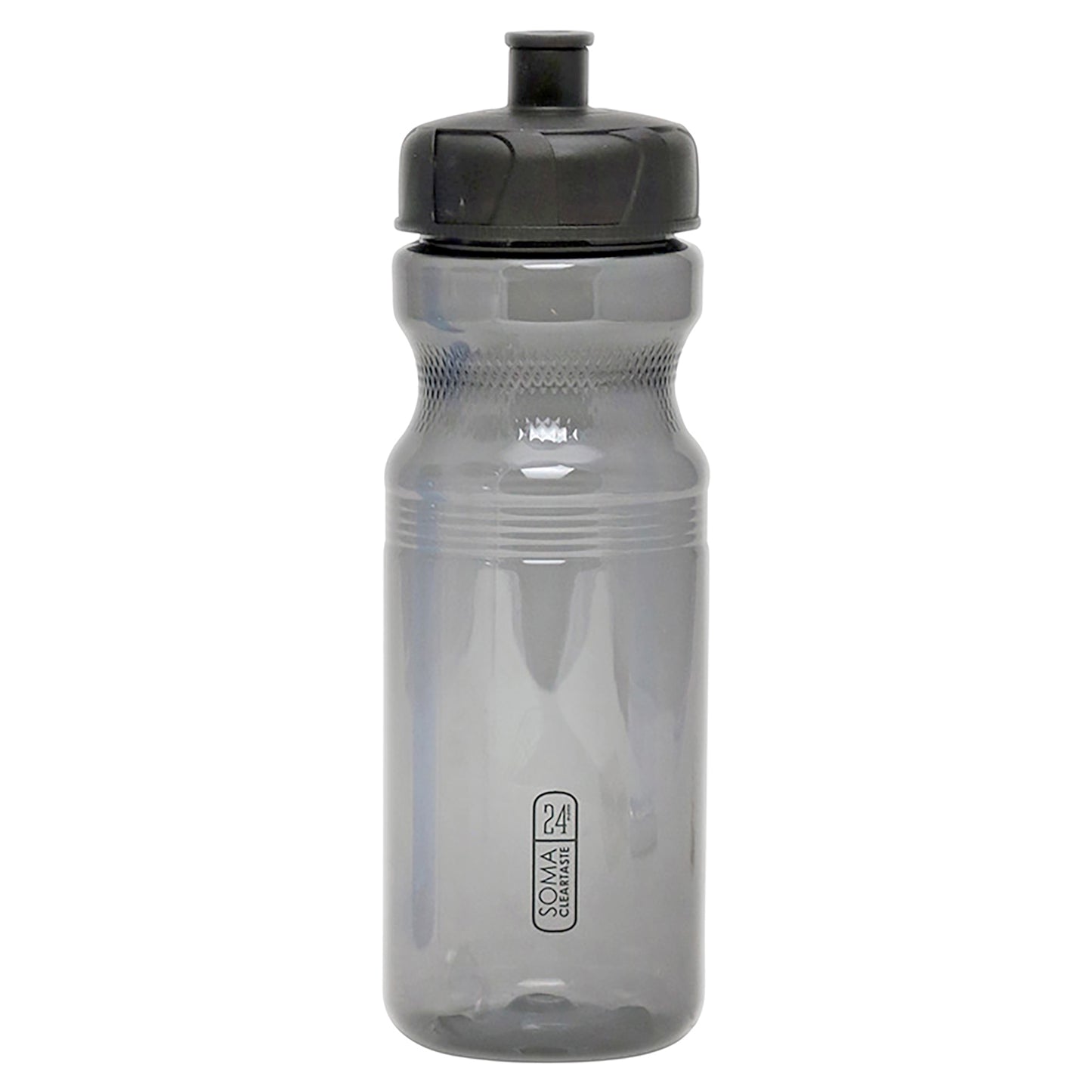 Water Bottles Soma Soma Clear Taste Water Bottle Smoke/Black 24oz Dark Gray