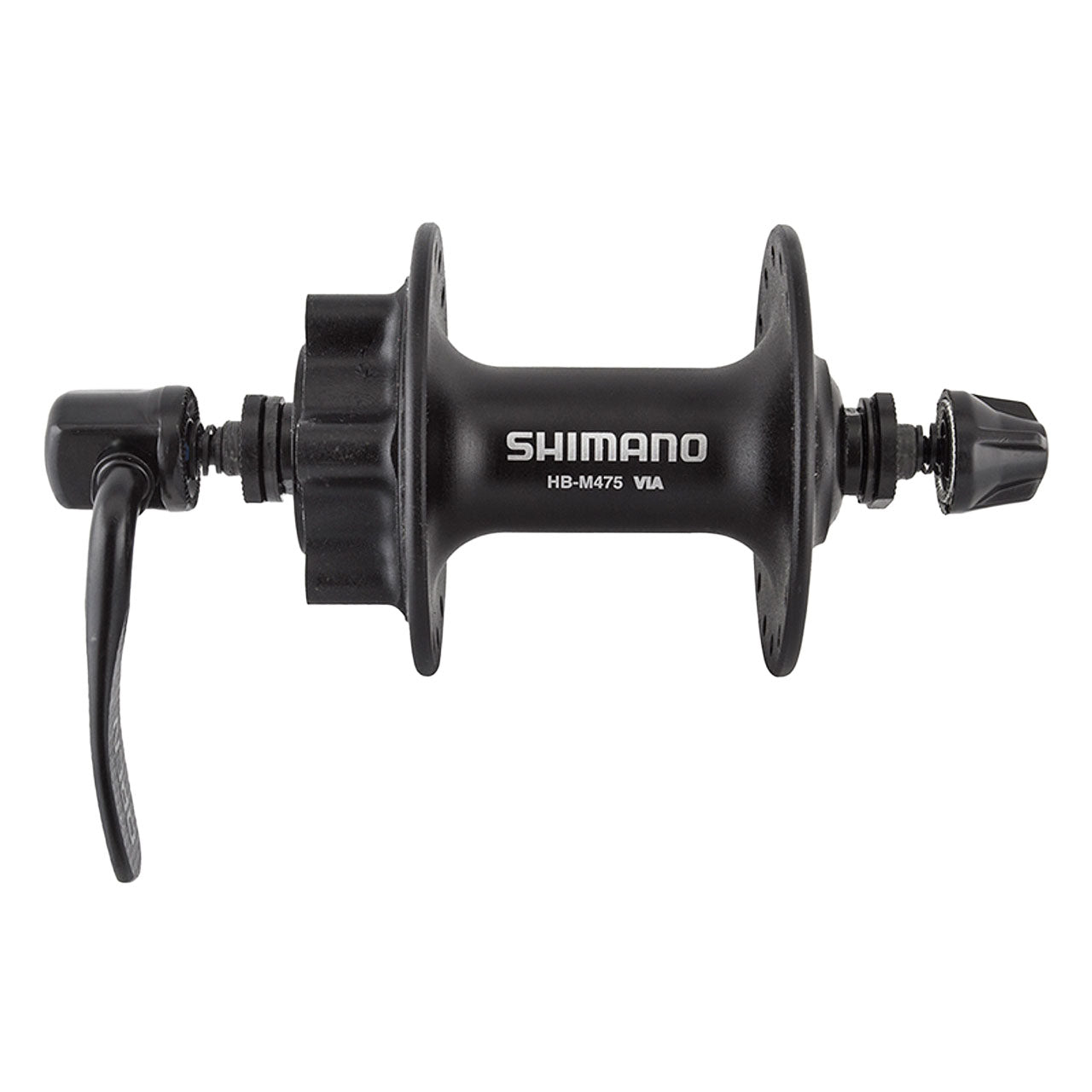 Hubs Shimano Shimano FSC Deore M475 IS-Disc Front Hub 9x100 QR 32h > Dark Slate Gray