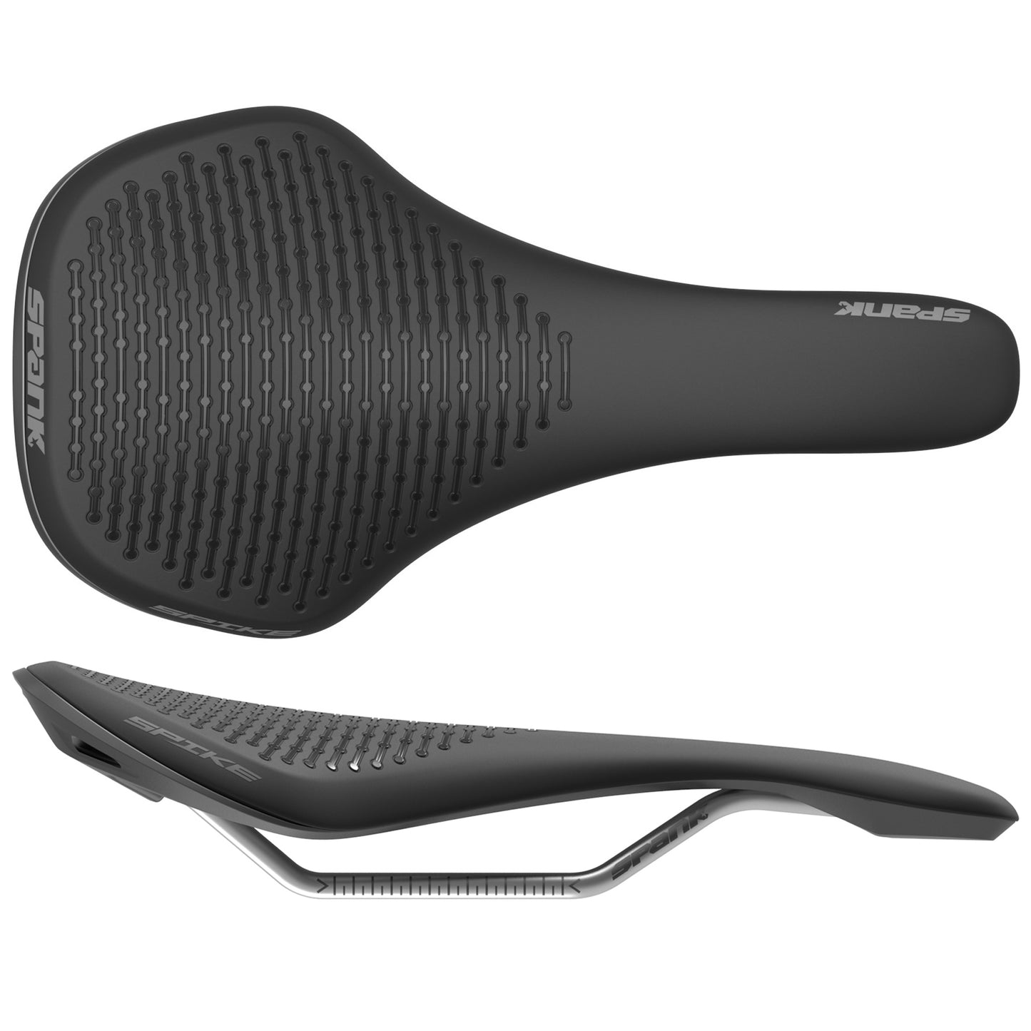 Saddles Spank Spank Spike 160 Saddle Black/Gray Dark Slate Gray