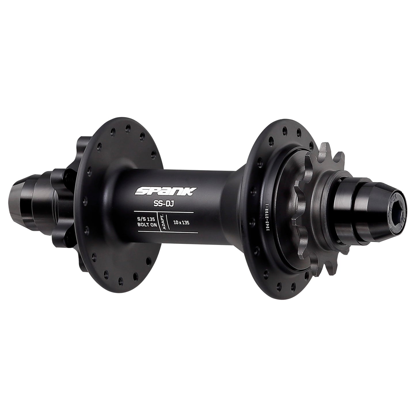 Hubs Spank Spank Singlespeed 6B Disc Rear Hub 32h 10x135 Bolt-On Dark Slate Gray
