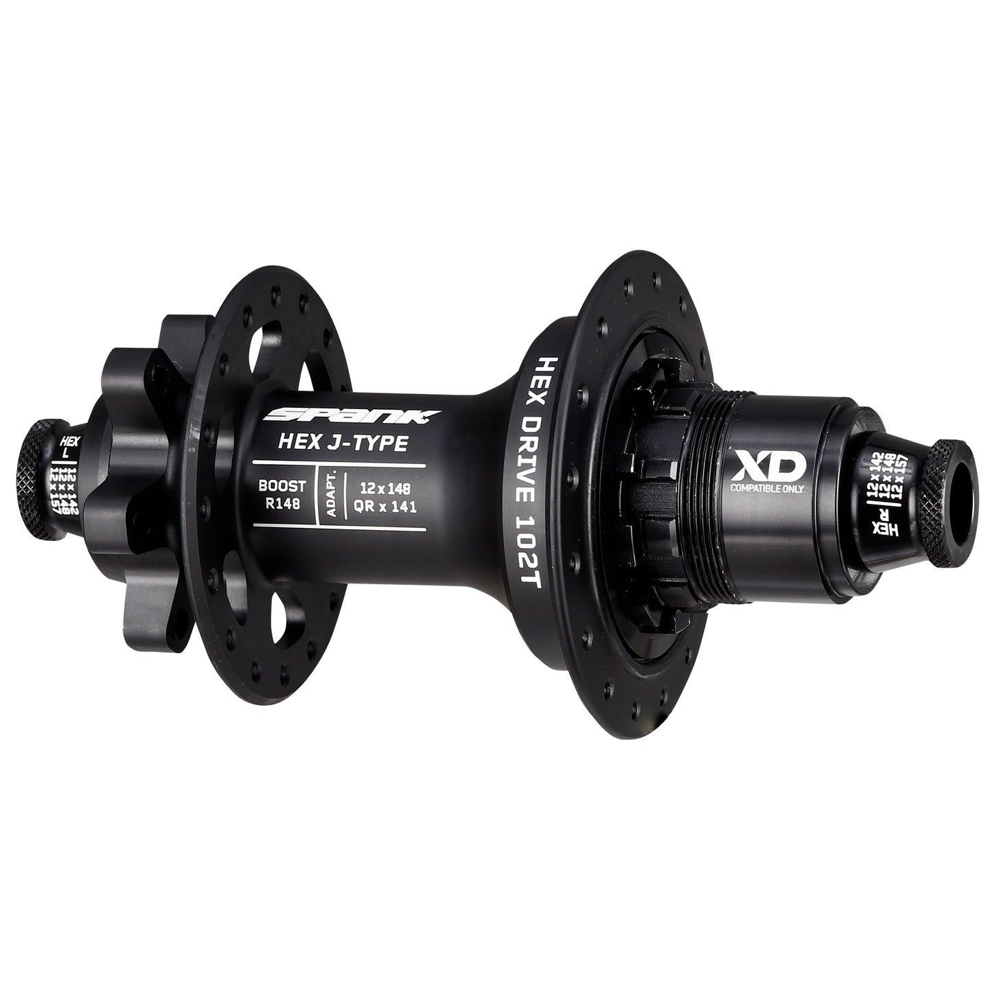 Hubs Spank Spank HEX J-Type 6B Disc Rear Hub 32h 12x148mm XD Dark Slate Gray