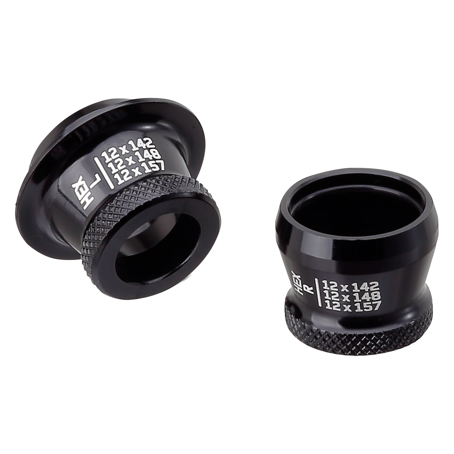 Hub Parts Spank Spank HEX Rear Hub End Cap Kit - 12x142/148/157mm Dark Slate Gray