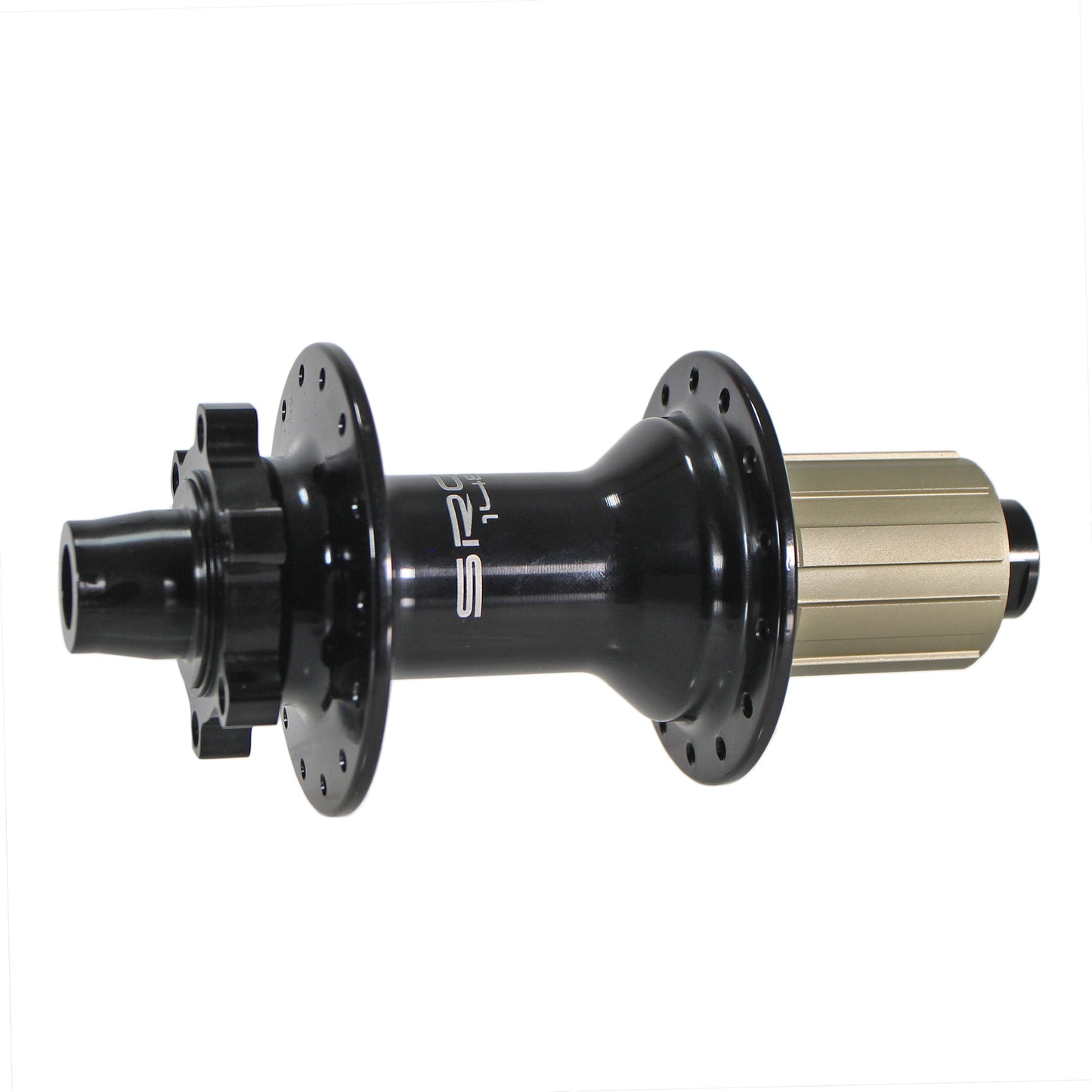 Hubs Sun Ringle SunRingle SRC Disc Rear Hub 12x148mm Boost Thru-Axle 28h Black Dark Slate Gray