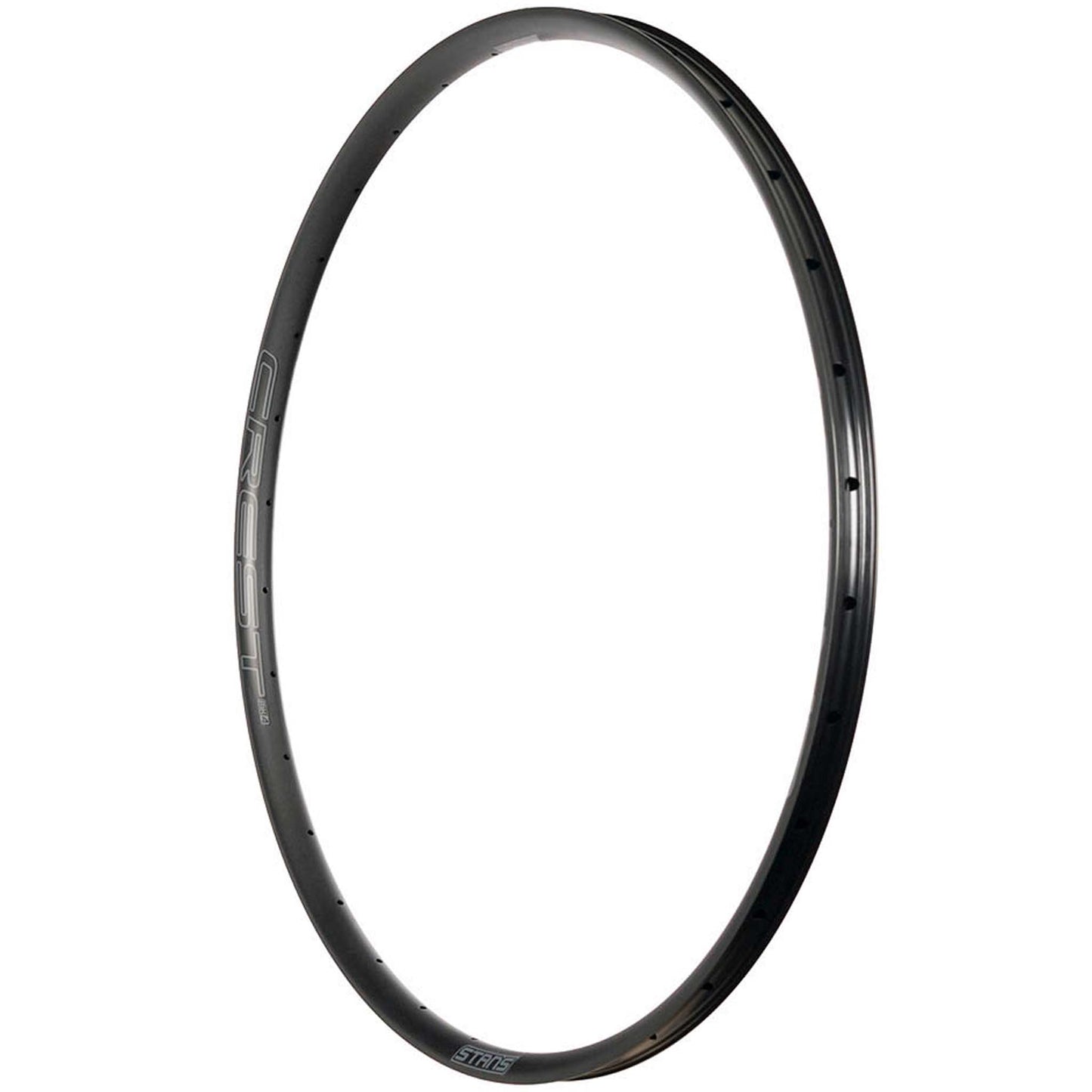 Rims Stans No Tubes Stans Crest MK4 Rim - 27.5 Disc Black 32H Dark Slate Gray