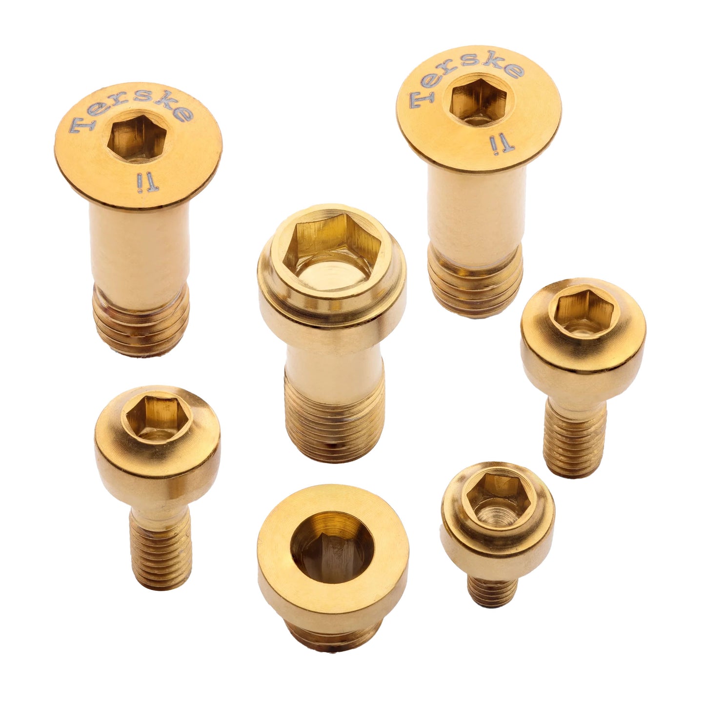 Derailleur Parts Terske Terske Bolt Kit Rear Derailleur Transmission G Gold Tan