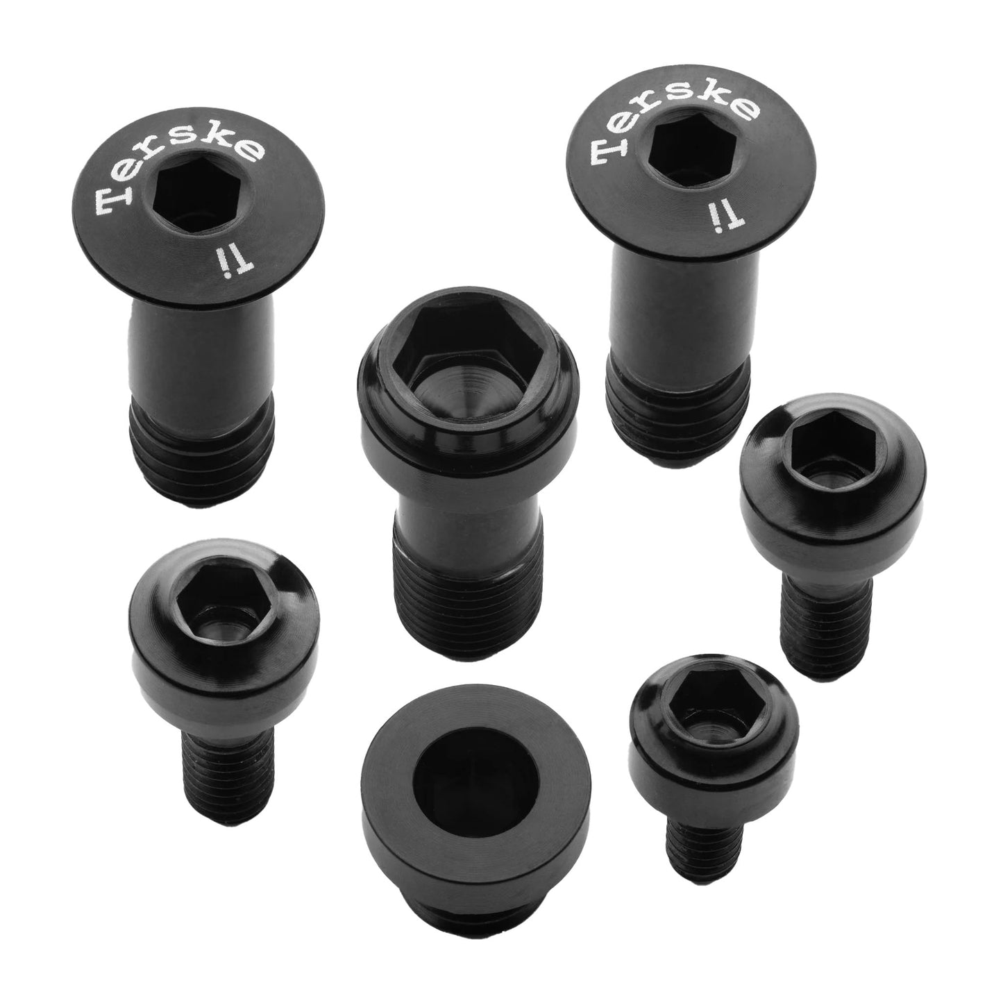 Derailleur Parts Terske Terske Bolt Kit Rear Derailleur Transmission X Black Dark Slate Gray