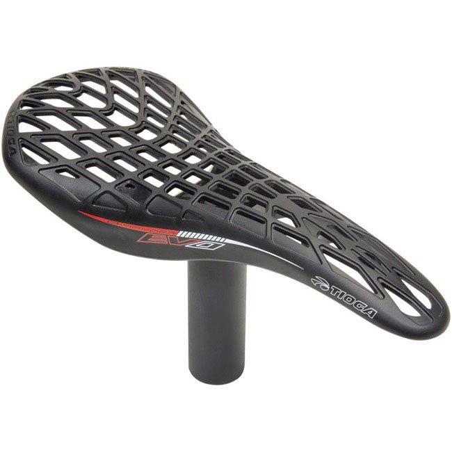 Saddles Tioga Tioga D-Spyder Evo BMX Seat - Pivotal Black Dark Slate Gray