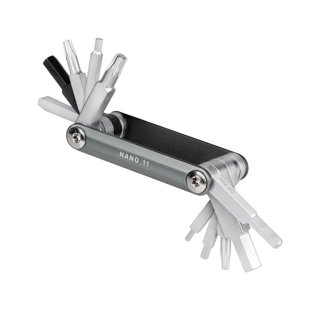 Multi Tools Topeak Topeak Nano 11 Multi Tool - Black/Gray Gray