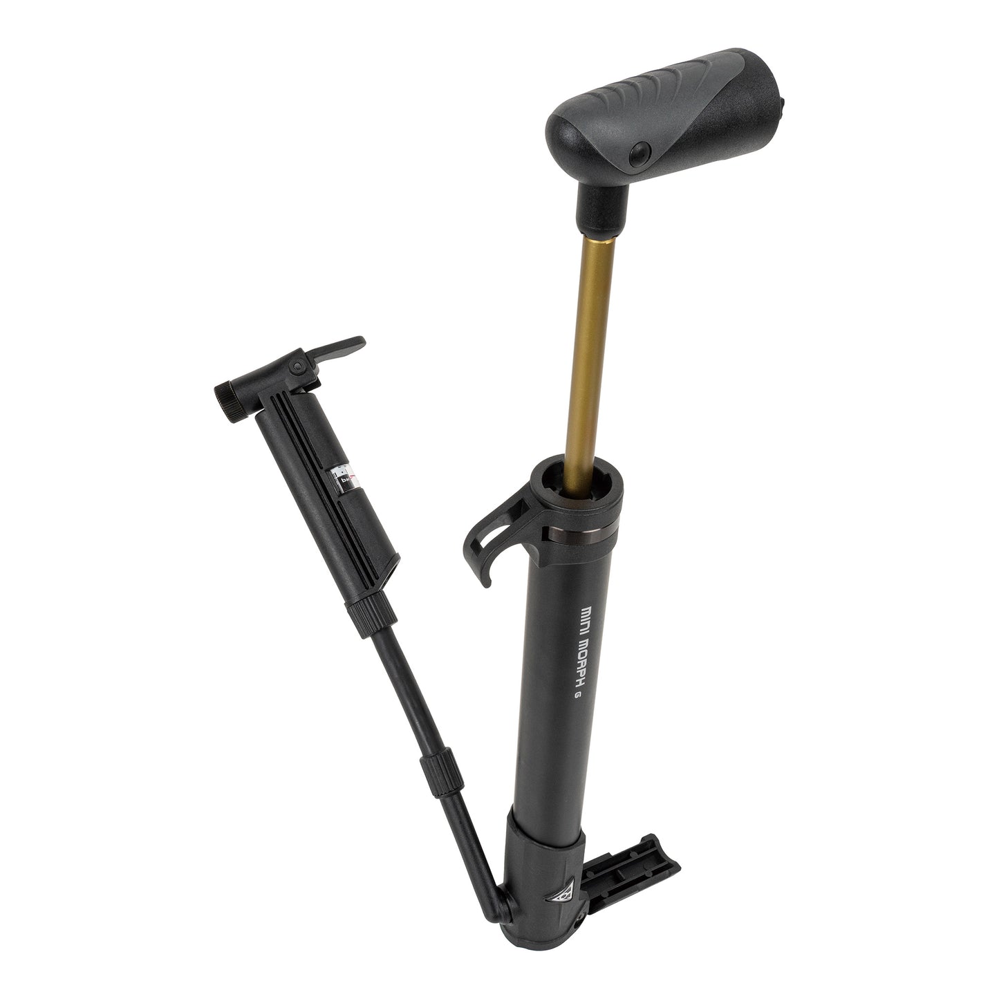 Hand Pumps Topeak Topeak Mini Morph G Hand Pump Dark Slate Gray