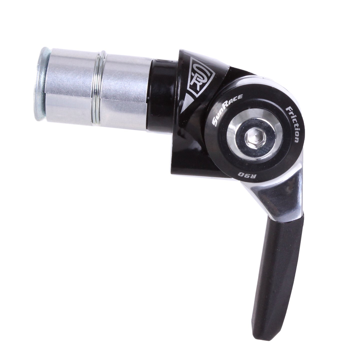 Shifters SunRace Sunrace SLR96 Friction Bar End Shifter Left - Black/Silver Light Gray