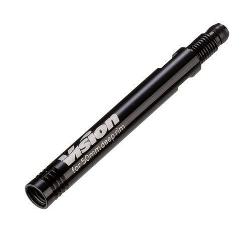 Tube Care Vision Vision Threaded Presta Extender 45mm Black - Each Dark Slate Gray