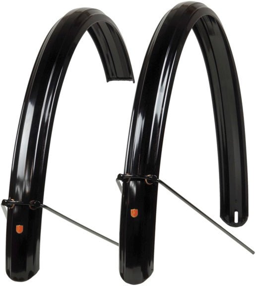 Fenders Velo Orange Velo Orange Zeppelin Fenders Black - 52mm Black