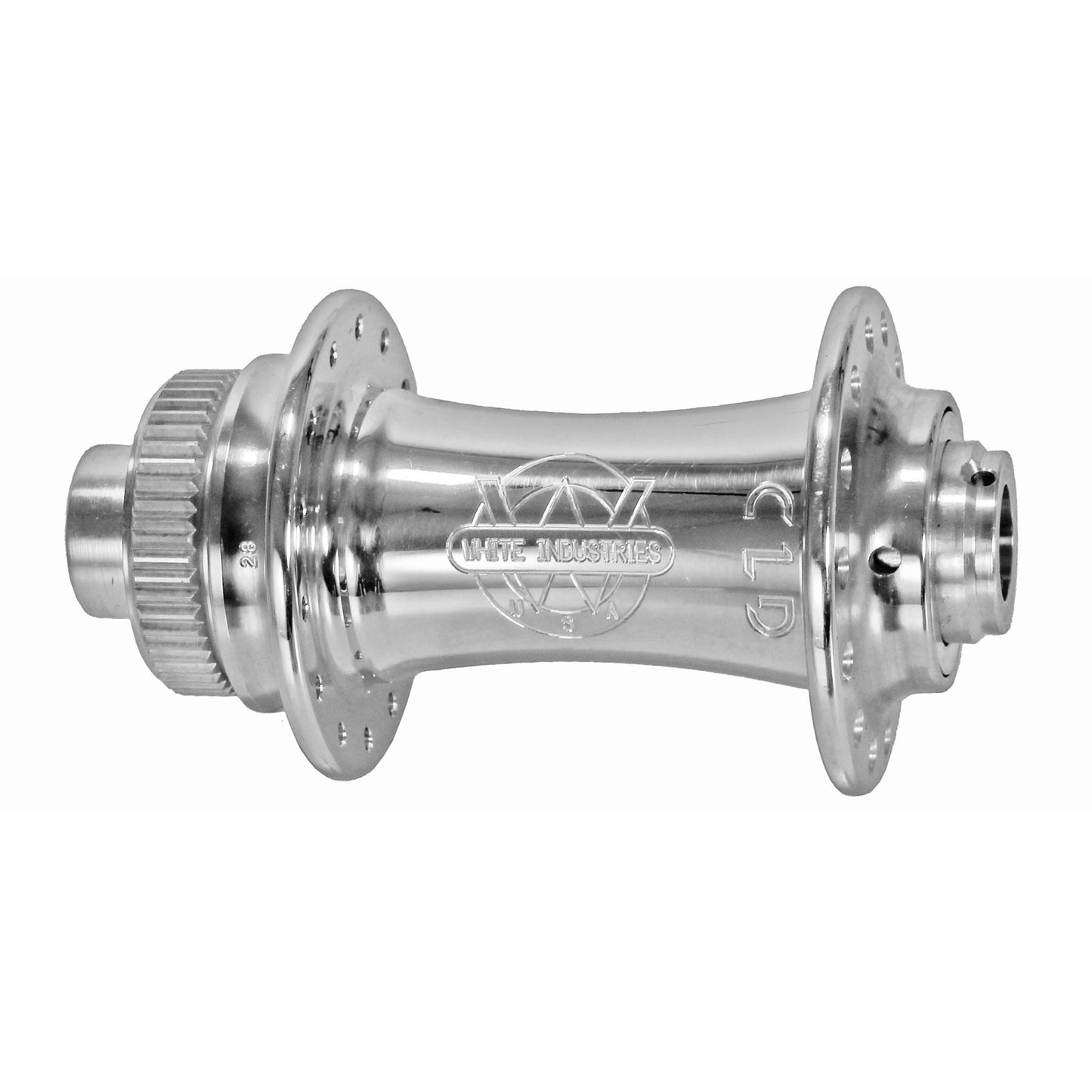 Hubs White Industries White Industries Front CLD TA Hub 12x100mm 24h Silver Dark Gray