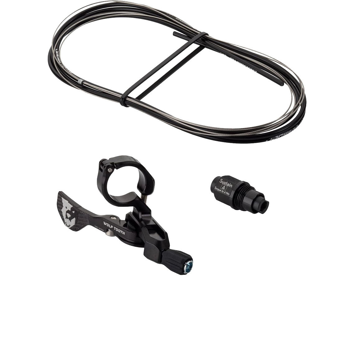 Dropper Seatpost Remote Wolf Tooth Wolf Tooth ReMote Sustain B Dropper Lever with Clamp Dark Slate Gray