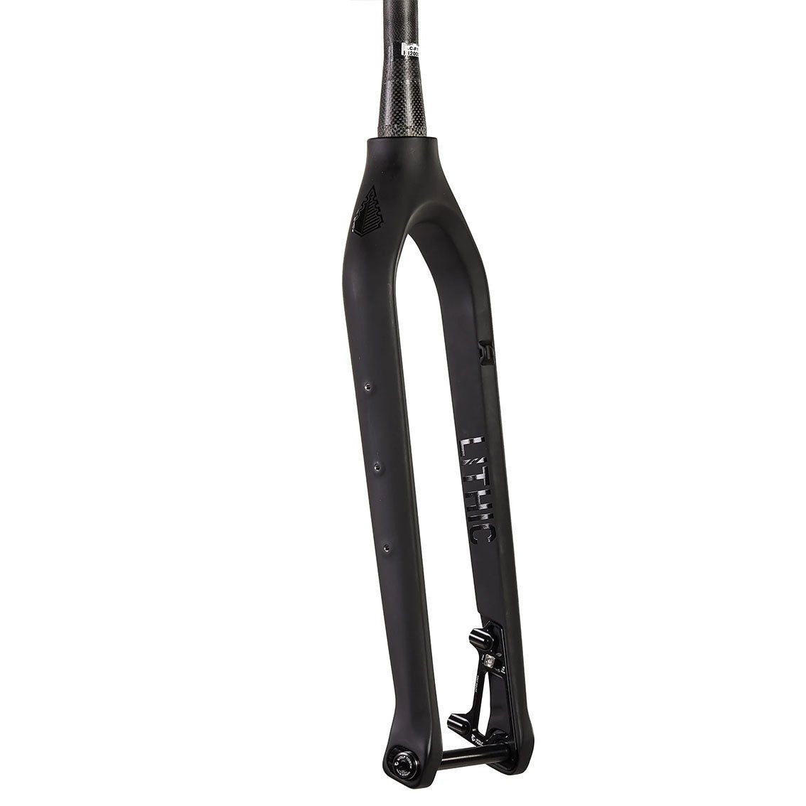 Rigid Forks Wolf Tooth Wolf Tooth Components Lithic Mountain Fork With Triple Mnts Boost PostBlk Dark Slate Gray