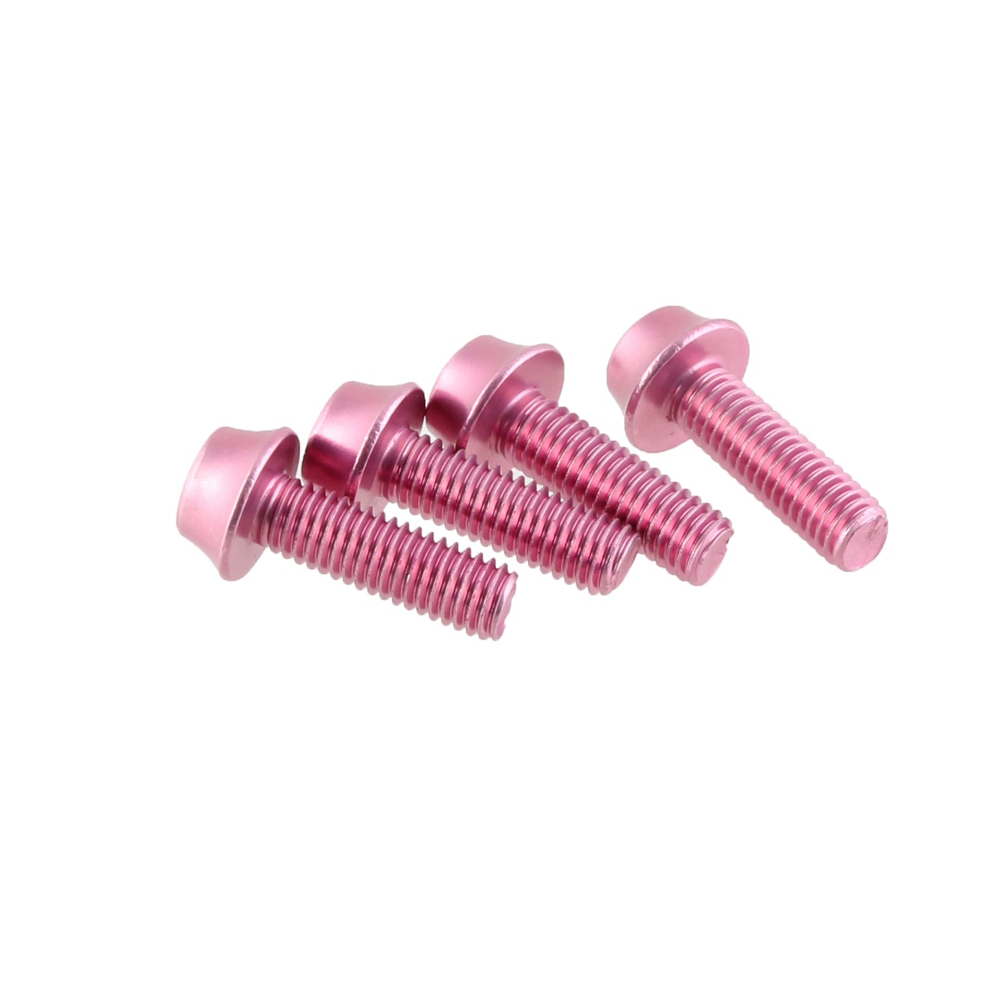 Water Bottle Cage Parts Wolf Tooth Wolf Tooth Water Bottle Cage Bolts - Set/4 Aluminum Pink Pale Violet Red